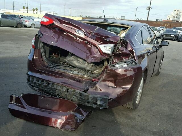 3FA6P0LU0DR257546 - 2013 FORD FUSION SE PURPLE photo 9