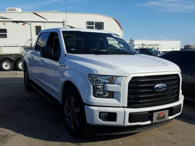 1FTEW1CPXHKD05444 - 2017 FORD F150 SUPER WHITE photo 1