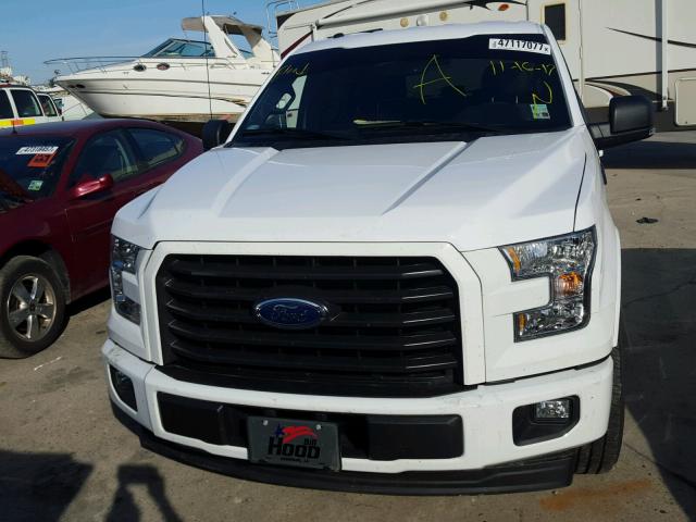 1FTEW1CPXHKD05444 - 2017 FORD F150 SUPER WHITE photo 9