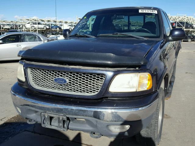 1FTRX18L9YKB41253 - 2000 FORD F150 BLUE photo 2