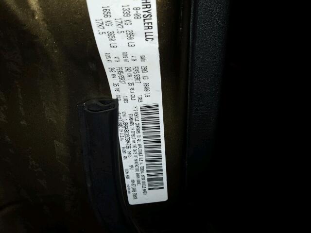 1J8HG48K39C504736 - 2009 JEEP COMMANDER BROWN photo 10