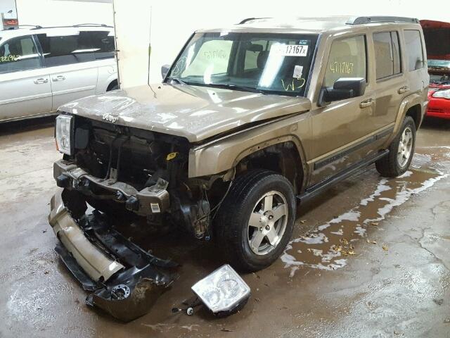 1J8HG48K39C504736 - 2009 JEEP COMMANDER BROWN photo 2