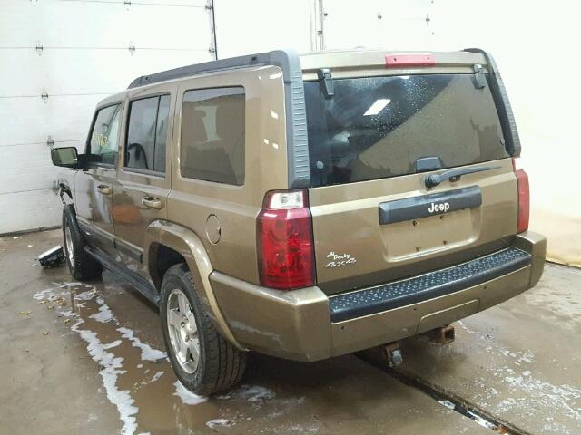 1J8HG48K39C504736 - 2009 JEEP COMMANDER BROWN photo 3