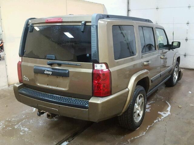 1J8HG48K39C504736 - 2009 JEEP COMMANDER BROWN photo 4