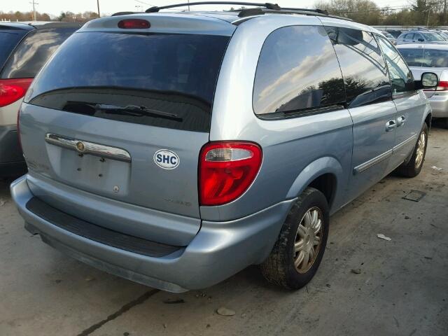 2A8GP54L16R783381 - 2006 CHRYSLER TOWN & COU BLUE photo 4