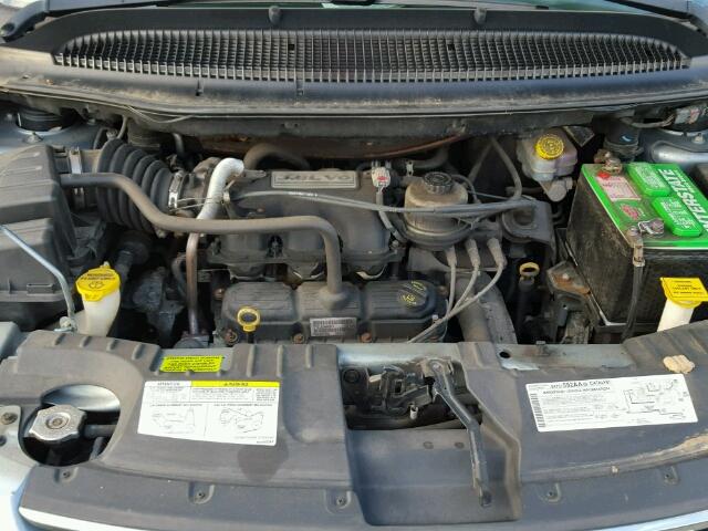 2A8GP54L16R783381 - 2006 CHRYSLER TOWN & COU BLUE photo 7