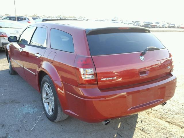 2D4GV57266H261337 - 2006 DODGE MAGNUM R/T RED photo 3