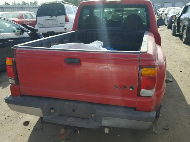 1FTYR10V7XPA76648 - 1999 FORD RANGER RED photo 6