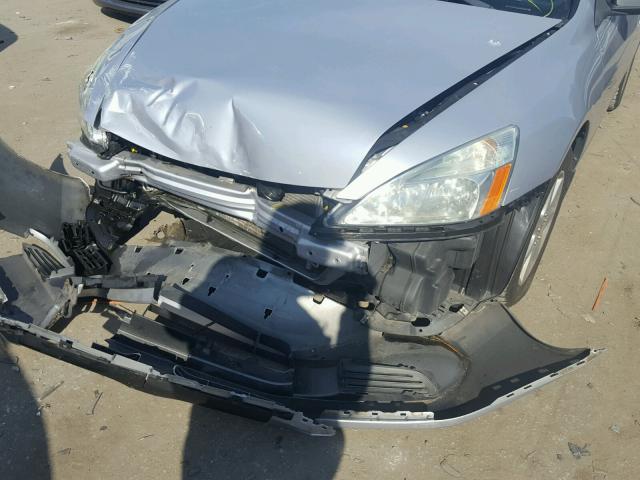 1HGCM82624A000911 - 2004 HONDA ACCORD EX SILVER photo 9