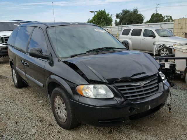 1A4GJ45R67B149340 - 2007 CHRYSLER TOWN & COU BLACK photo 1