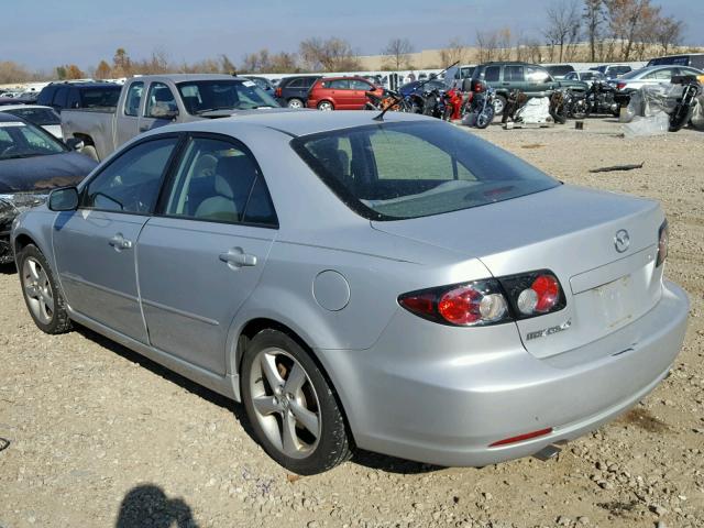 1YVHP80C175M25399 - 2007 MAZDA 6 I SILVER photo 3