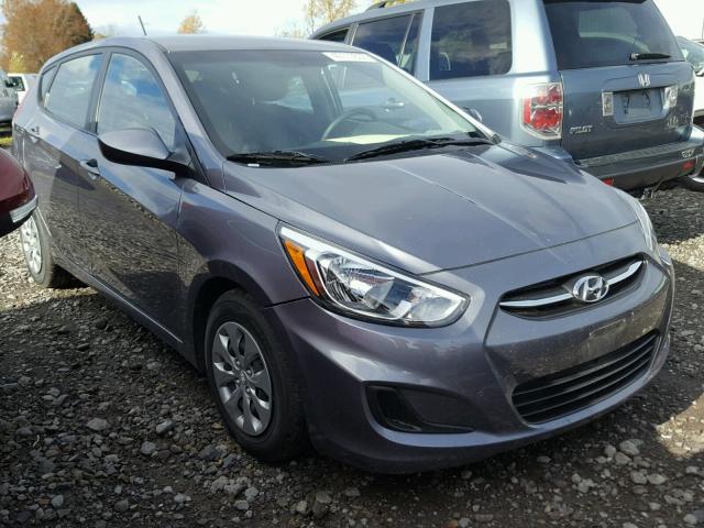 KMHCT5AE7GU279845 - 2016 HYUNDAI ACCENT SE GRAY photo 1