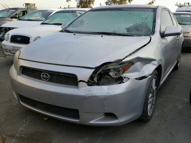 JTKDE177070160751 - 2007 TOYOTA SCION TC 银色 照片 2