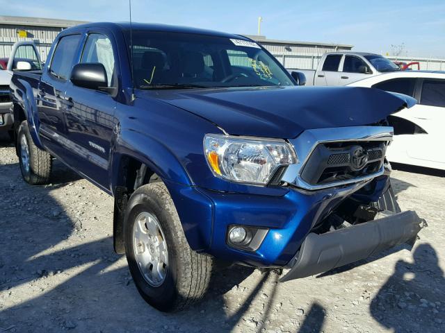 3TMLU4EN7FM182198 - 2015 TOYOTA TACOMA DOU BLUE photo 1