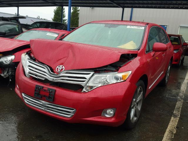 4T3BK3BB3BU060890 - 2011 TOYOTA VENZA BASE RED photo 2