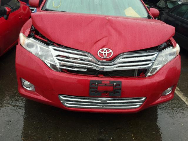 4T3BK3BB3BU060890 - 2011 TOYOTA VENZA BASE RED photo 7