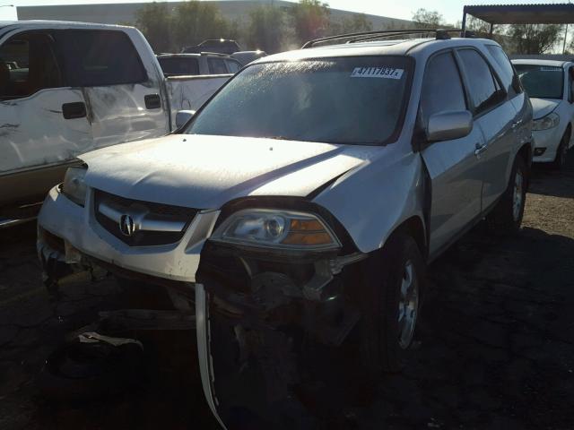 2HNYD18244H562546 - 2004 ACURA MDX SILVER photo 2