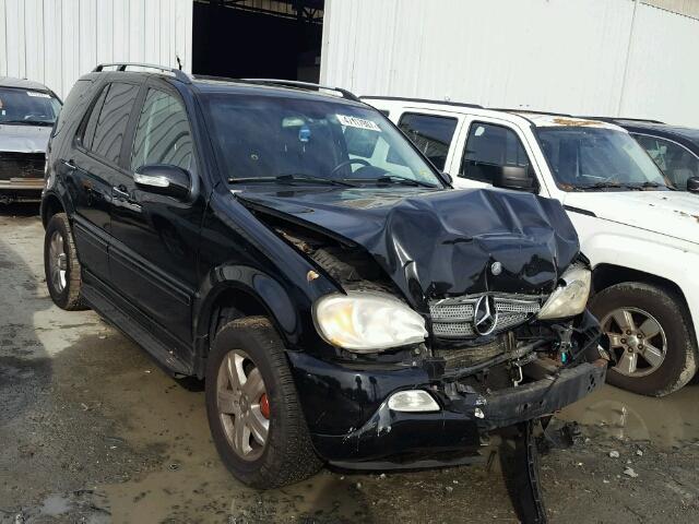 4JGAB75E15A541261 - 2005 MERCEDES-BENZ ML 500 BLACK photo 1