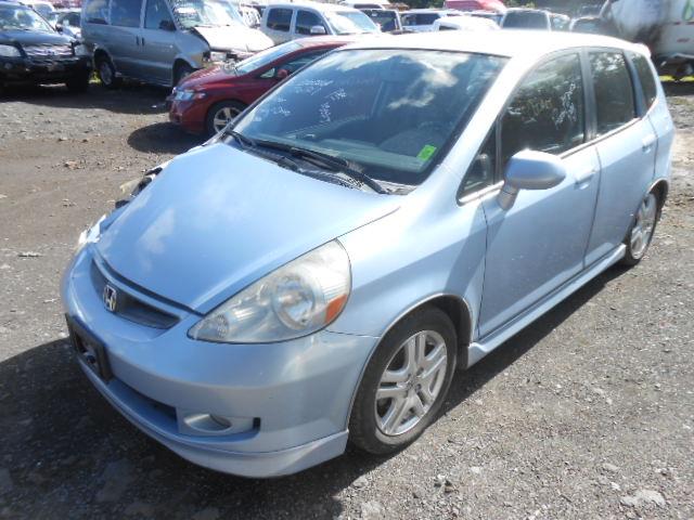 JHMGD38698S016127 - 2008 HONDA FIT SPORT BLUE photo 2