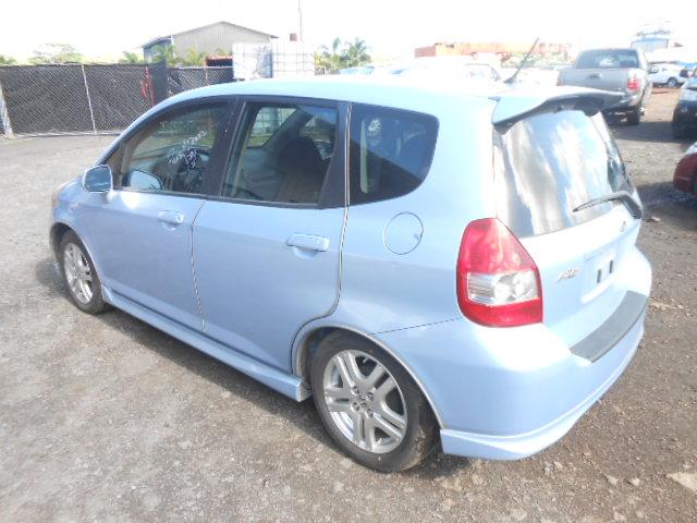 JHMGD38698S016127 - 2008 HONDA FIT SPORT BLUE photo 3