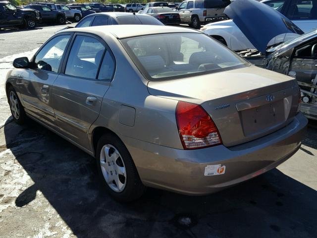 KMHDN46D16U373629 - 2006 HYUNDAI ELANTRA GL GOLD photo 3