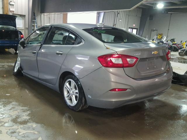 1G1BE5SM9H7186219 - 2017 CHEVROLET CRUZE LT GRAY photo 3