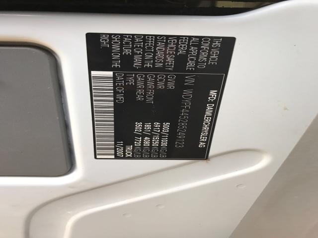 WDYPF445285249123 - 2008 FREIGHTLINER SPRINTER WHITE photo 8