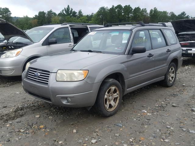 JF1SG63696H723174 - 2006 SUBARU FORESTER 2 GRAY photo 2