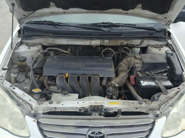 1NXBR32EX3Z038093 - 2003 TOYOTA COROLLA WHITE photo 7