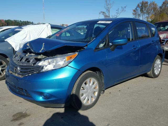 3N1CE2CP5FL393771 - 2015 NISSAN VERSA NOTE GREEN photo 2