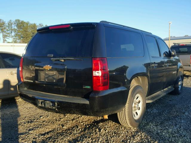 1GNSC5E07CR171809 - 2012 CHEVROLET SUBURBAN C BLACK photo 4