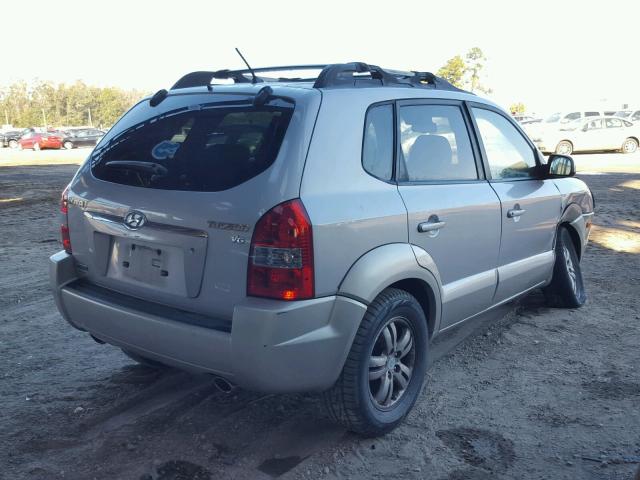 KM8JN12D26U357267 - 2006 HYUNDAI TUCSON GLS SILVER photo 4