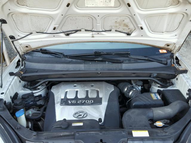 KM8JN12D26U357267 - 2006 HYUNDAI TUCSON GLS SILVER photo 7