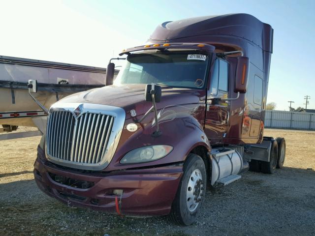 3HSCUAPR7AN180086 - 2010 INTERNATIONAL PROSTAR PR MAROON photo 2