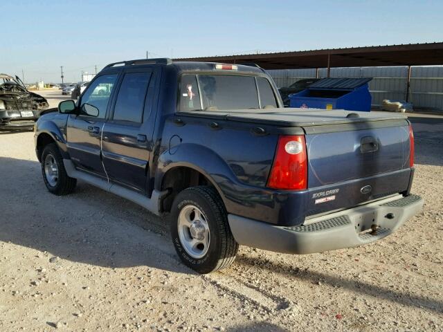 1FMZU67E72UD06863 - 2002 FORD EXPLORER S BLUE photo 3