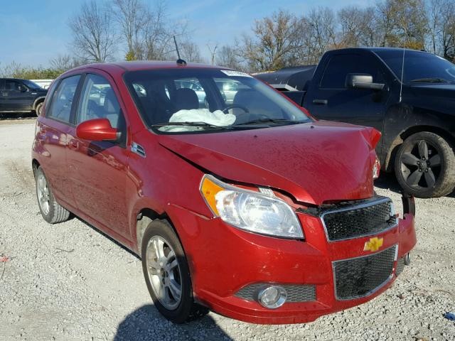 KL1TG6DE3BB229983 - 2011 CHEVROLET AVEO LT RED photo 1