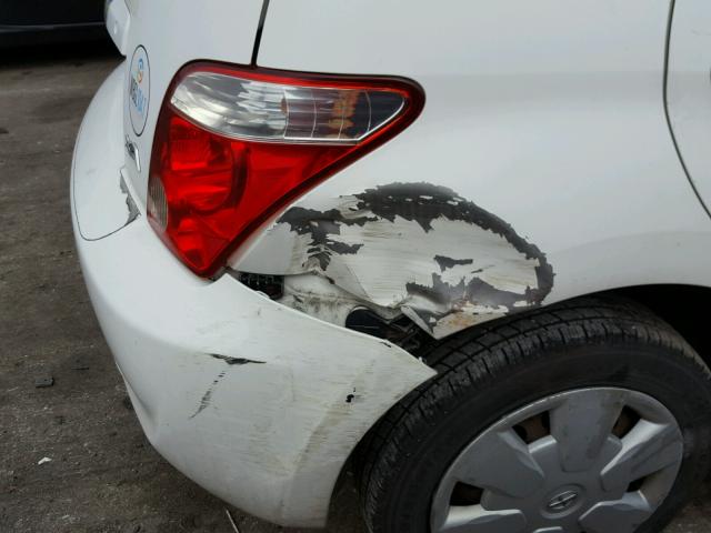 JTKKT624560135527 - 2006 TOYOTA SCION XA WHITE photo 9