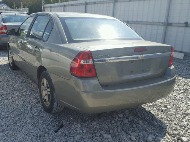 1G1ZS51F46F251457 - 2006 CHEVROLET MALIBU LS Yaşıl foto 3