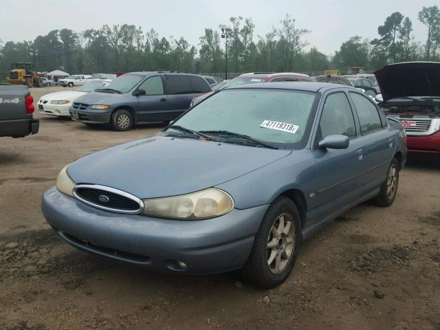 3FAFP66LXXM104647 - 1999 FORD CONTOUR SE BLUE photo 2