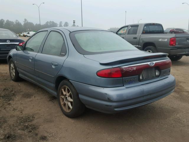 3FAFP66LXXM104647 - 1999 FORD CONTOUR SE BLUE photo 3