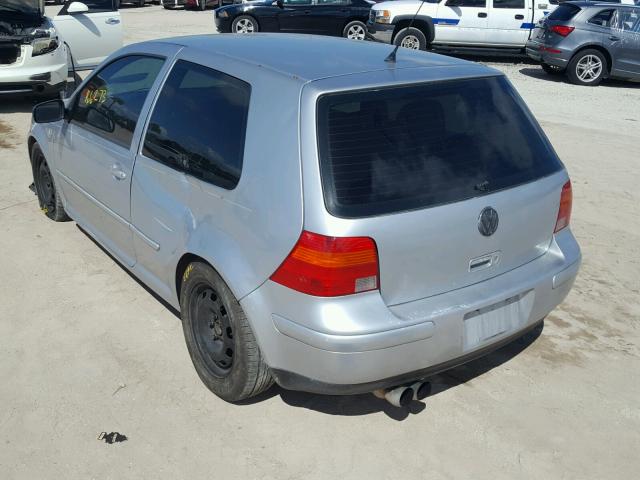 9BWBK61J934059306 - 2003 VOLKSWAGEN GOLF GL GRAY photo 3