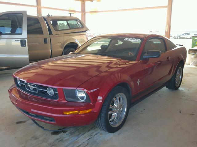 1ZVHT80N985147854 - 2008 FORD MUSTANG MAROON photo 2