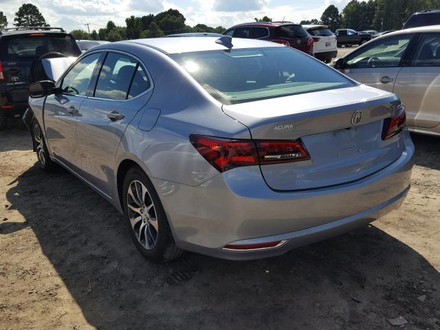 19UUB1F51GA009820 - 2016 ACURA TLX TECH ვერცხლისფერი ფოტო 3