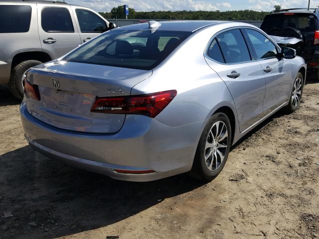 19UUB1F51GA009820 - 2016 ACURA TLX TECH ვერცხლისფერი ფოტო 4
