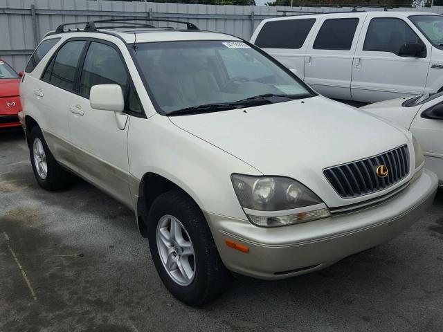 JT6HF10U8X0044064 - 1999 LEXUS RX 300 WHITE photo 1