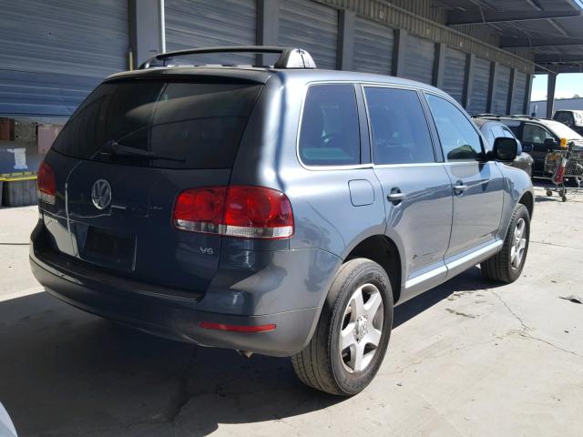 WVGZG77L45D021781 - 2005 VOLKSWAGEN TOUAREG 3. GRAY photo 4