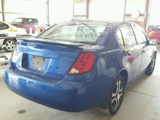 1G8AL52F45Z121136 - 2005 SATURN ION LEVEL BLUE photo 4