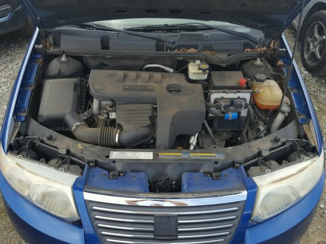 1G8AL52F45Z121136 - 2005 SATURN ION LEVEL BLUE photo 7