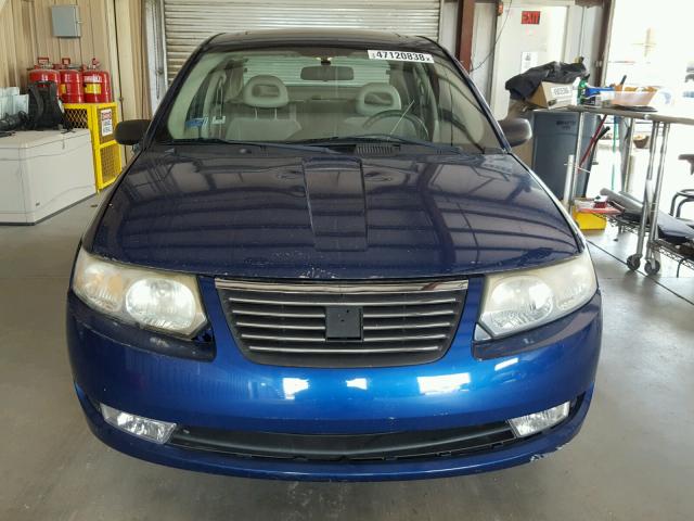 1G8AL52F45Z121136 - 2005 SATURN ION LEVEL BLUE photo 9
