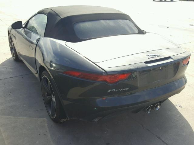 SAJWA6E7XE8K08686 - 2014 JAGUAR F-TYPE BLACK photo 3